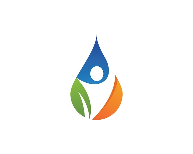 Water drop Logo Template