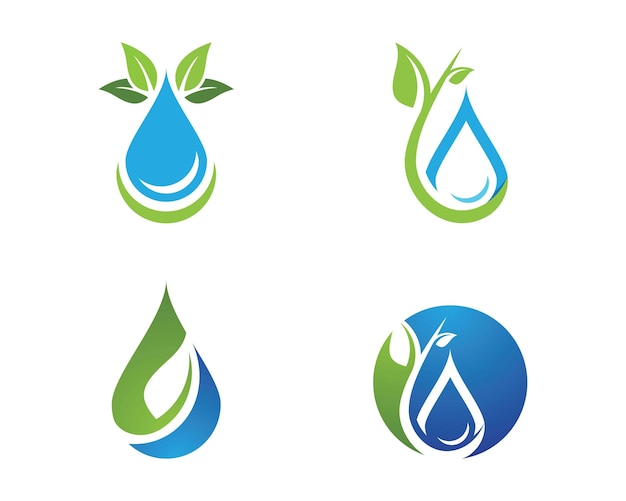 Water drop Logo Template