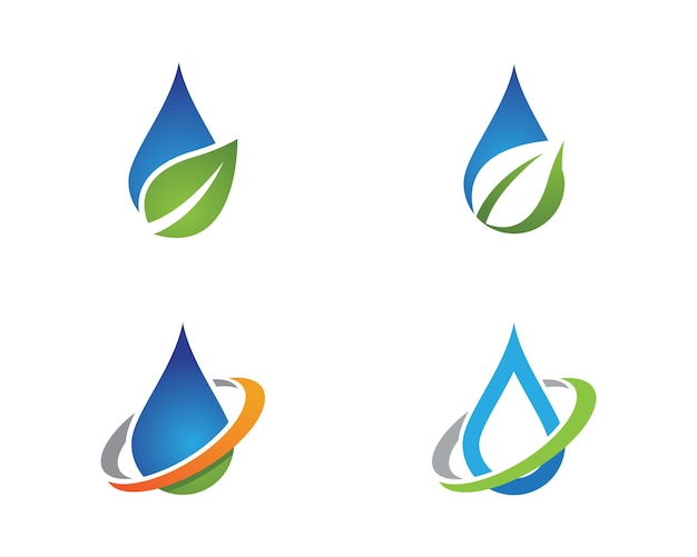 Water drop Logo Template