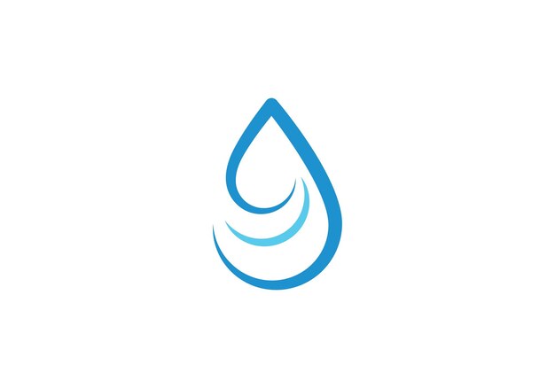 Water drop Logo Template