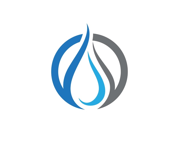 Water drop Logo Template