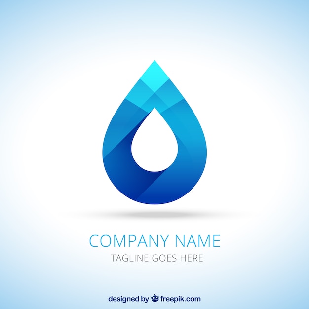 Water drop logo