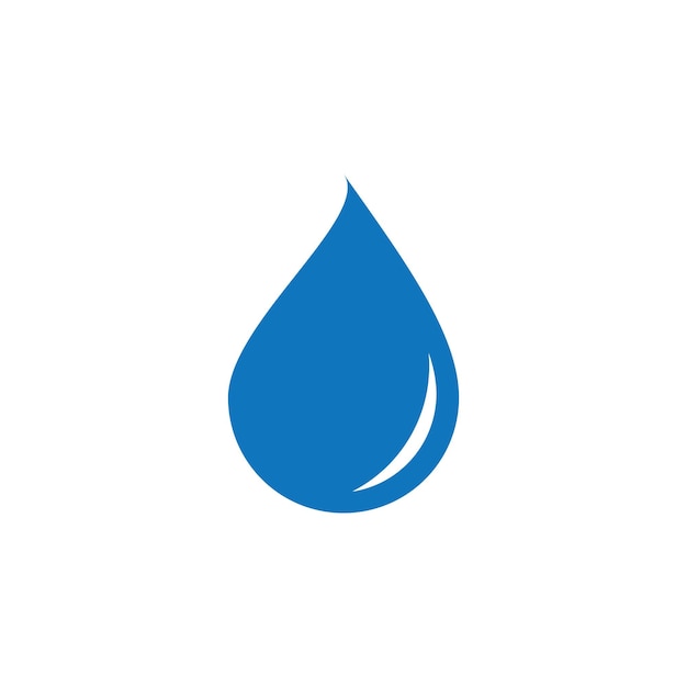 Water drop natural logo