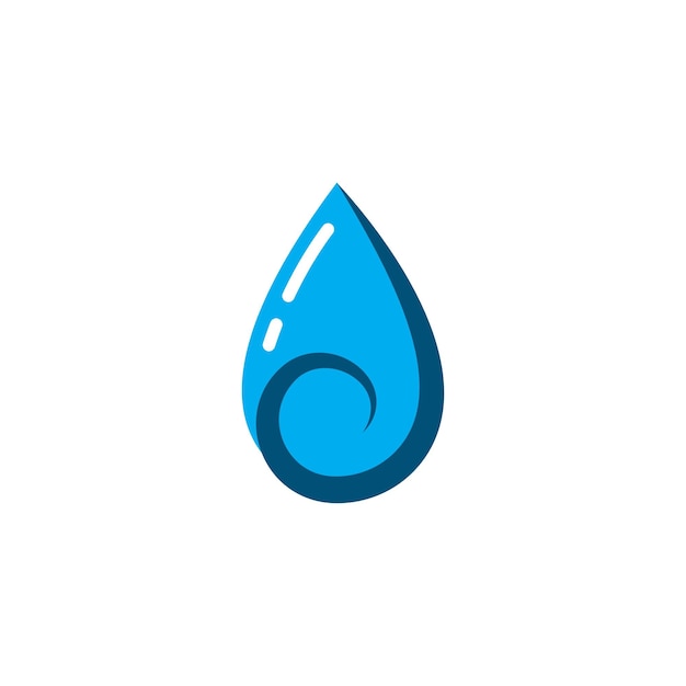 Water drop Template vector illustration