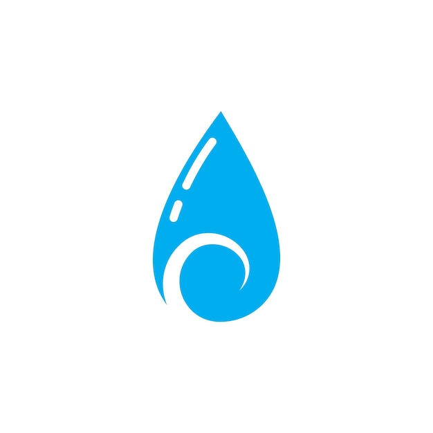 Water drop Template vector illustration