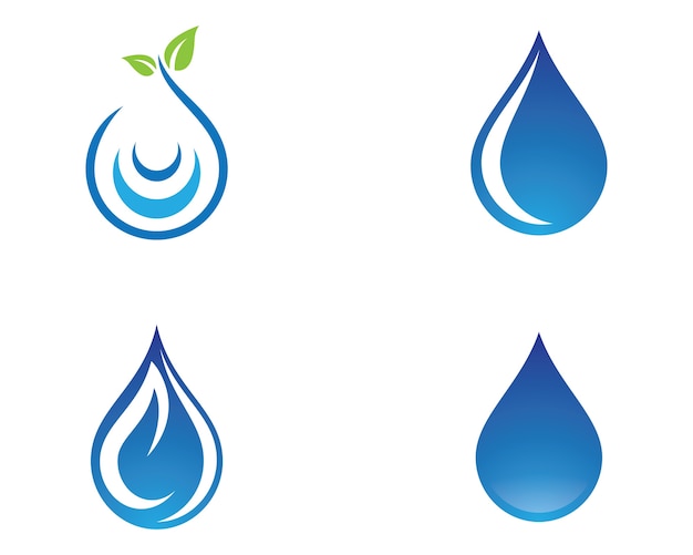 Water drop vector icon