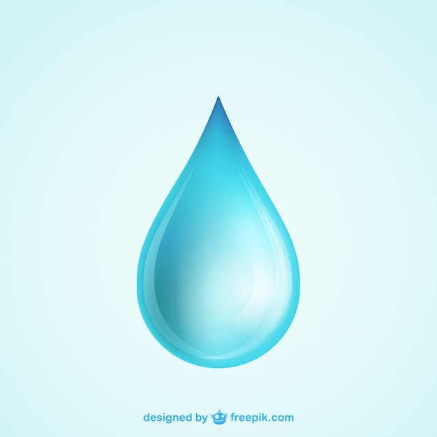 Vector water drop