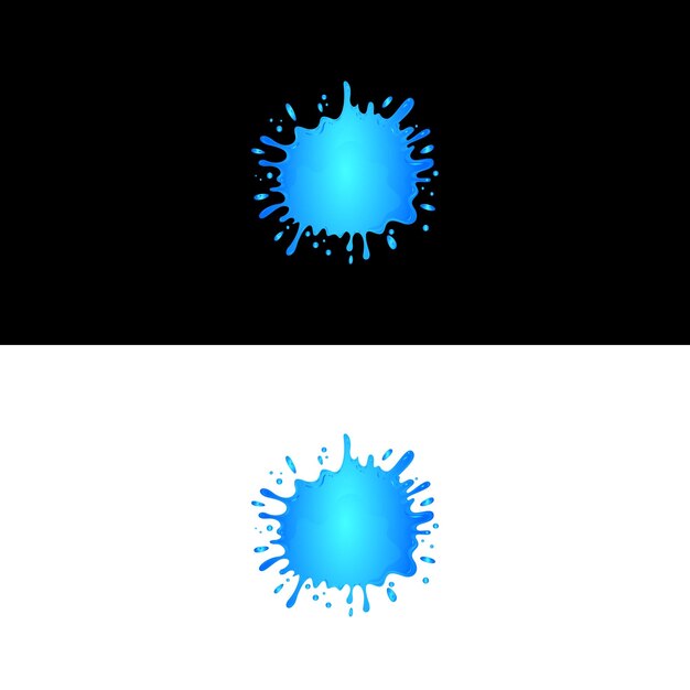 Vector water drops logo design 9