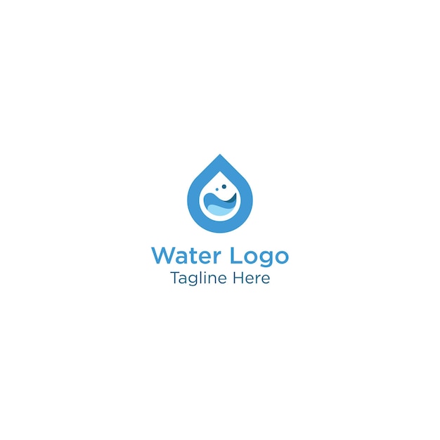 Water druppel logo