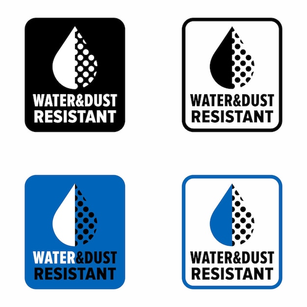 Water- en stofbestendig beschermings- en bewijsinformatiebord