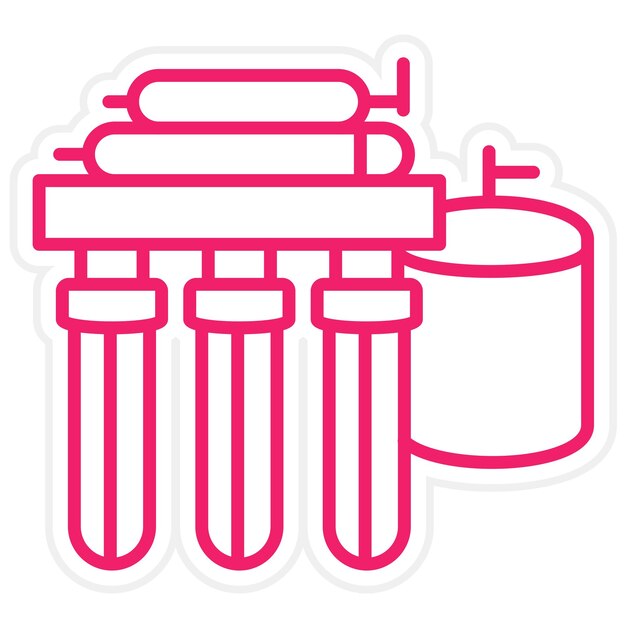 Water Filtration Icon Style