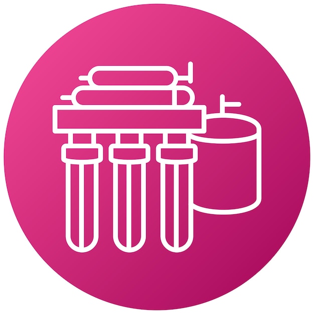 Water Filtration Icon Style