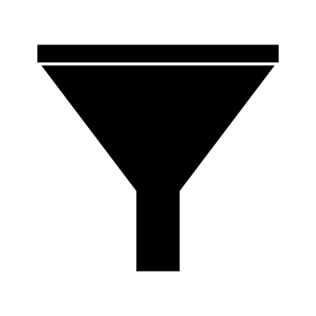 Vector water funnel icon logo vector design template