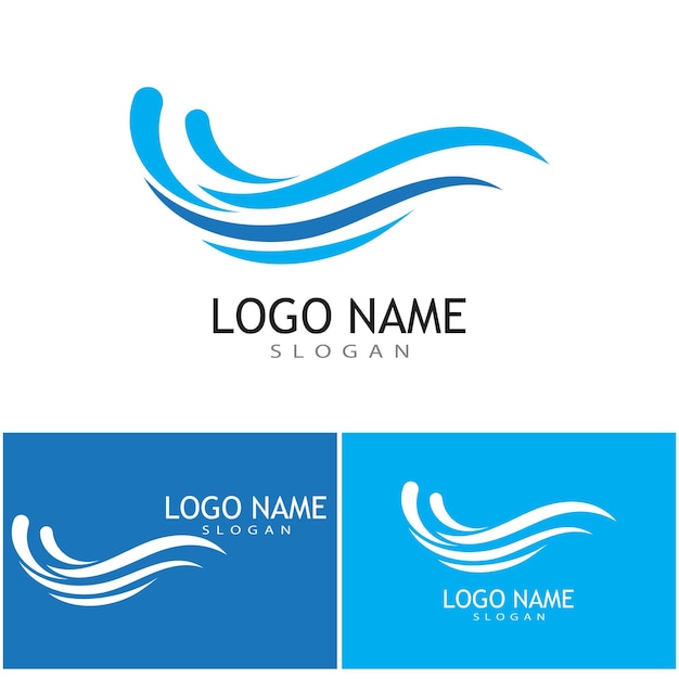 Water Golf pictogram vector illustratie ontwerp logo