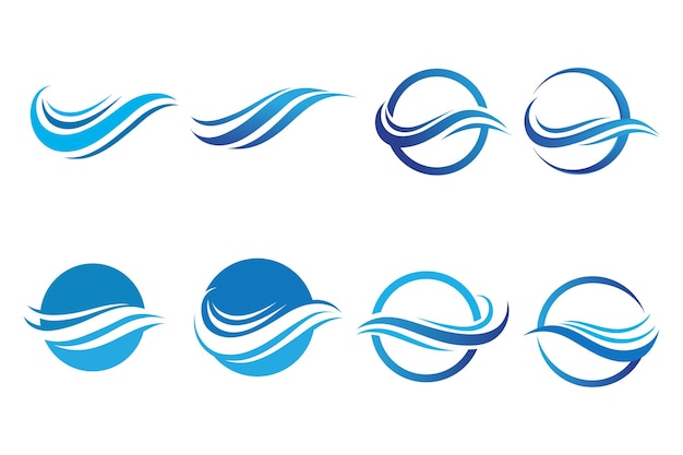 Water Golf pictogram vector illustratie ontwerp logo