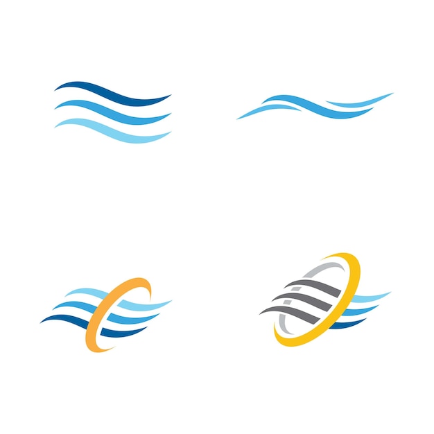 Water golf pictogram vector