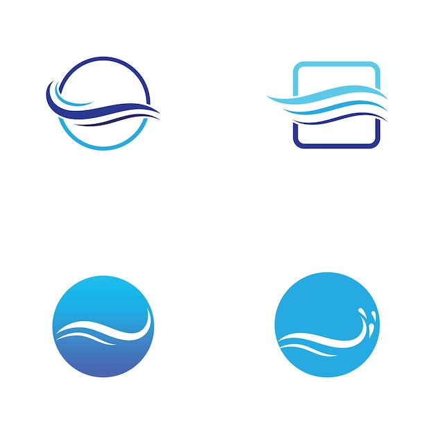 Water golf pictogram vector