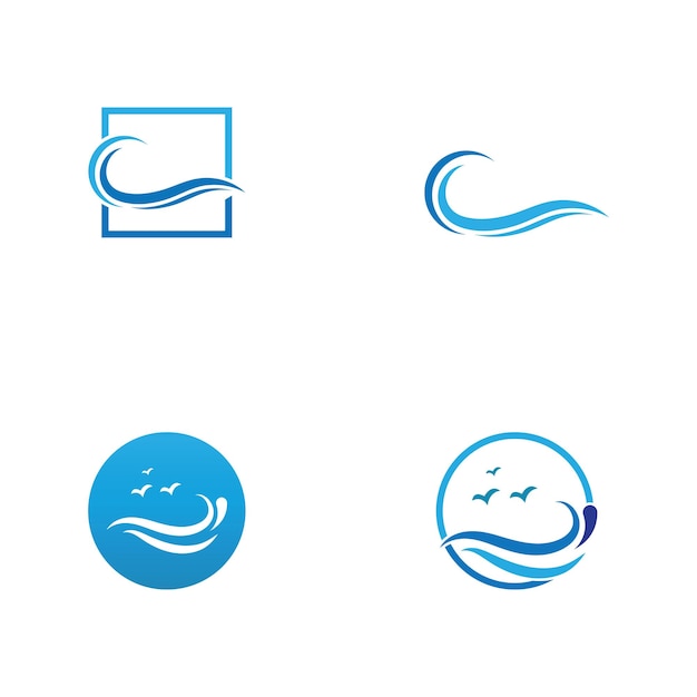 Water golf pictogram vector