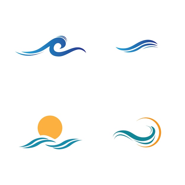 Water golf pictogram vector