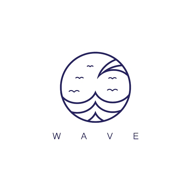 Water golf pictogram vector