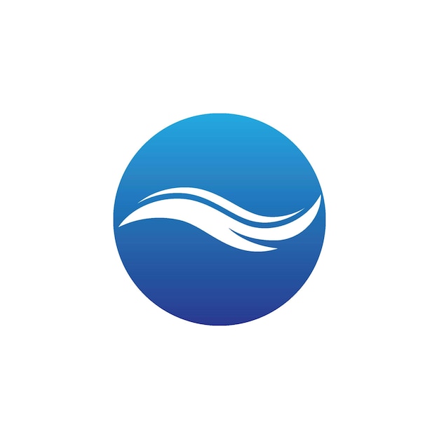 Water Golf strand logo vector