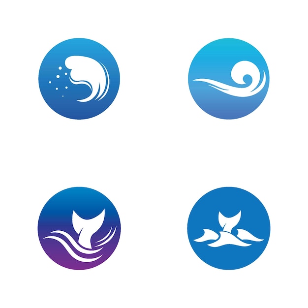 Water golf strand logo vector