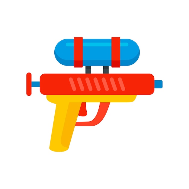 Vector water gun icon flat illustration of water gun vector icon for web design