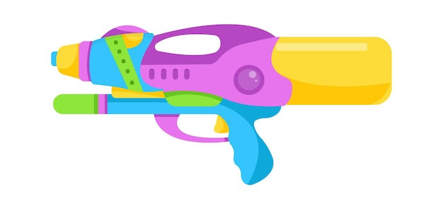 Water gun toy Vector illustration