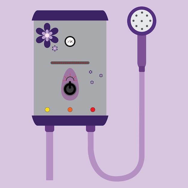 water heater icon illustration background