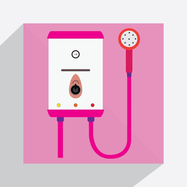 water heater icon illustration background