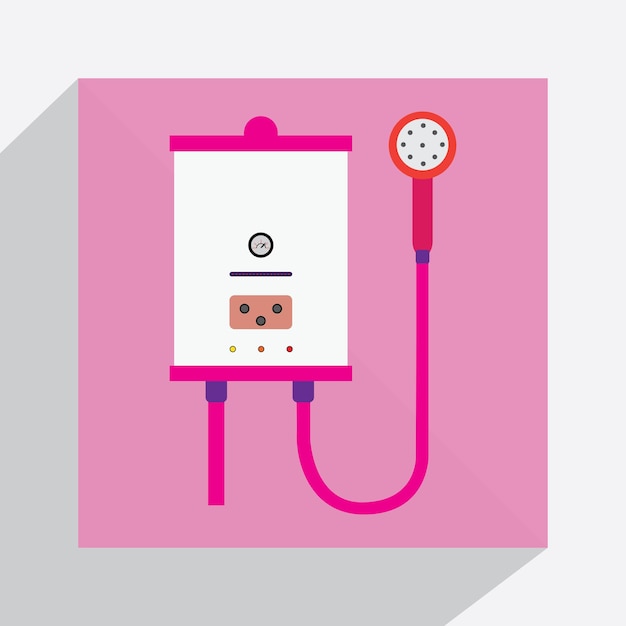 water heater icon illustration background