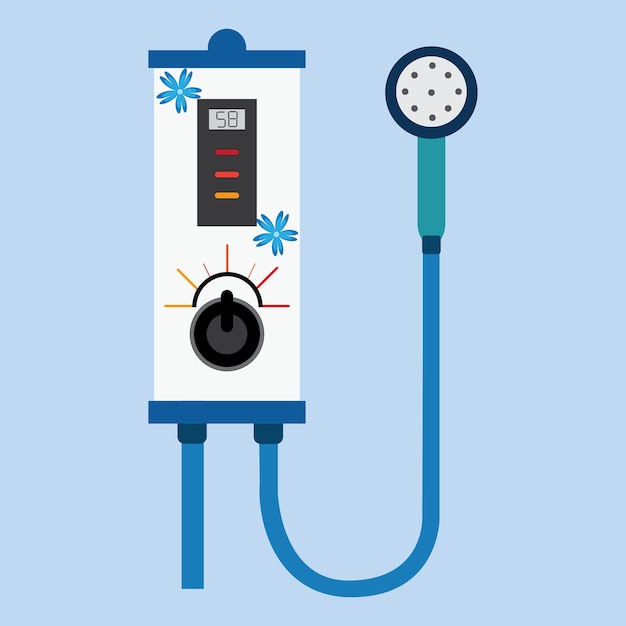 water heater icon illustration background