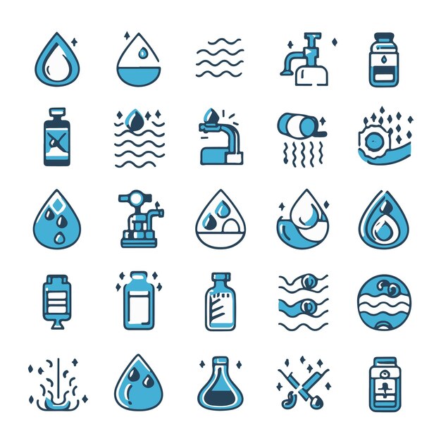 Water Icon Bundle