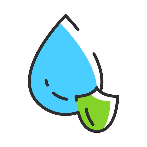 Water icon save water concept vector illustration