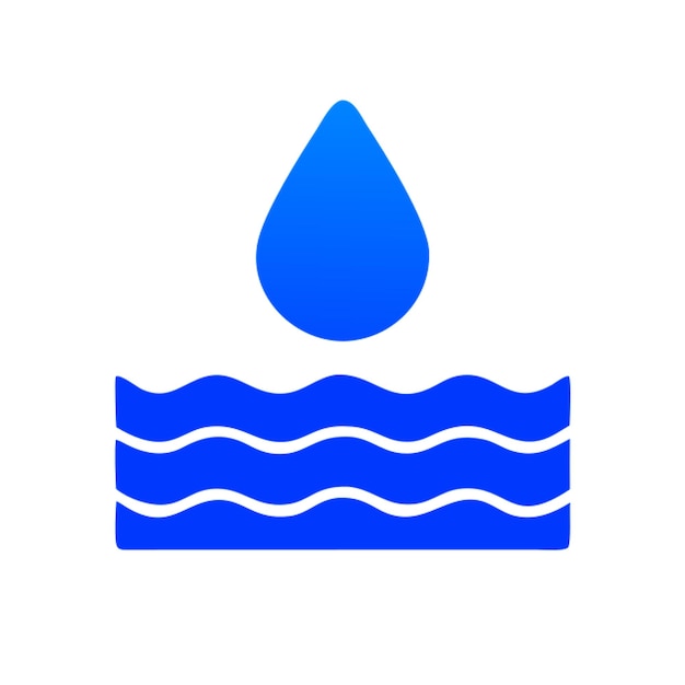 Vector water icon