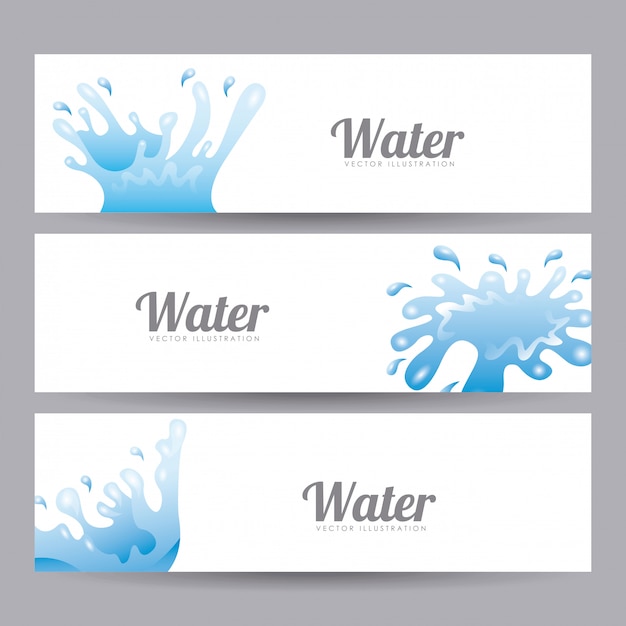 Vector water icon