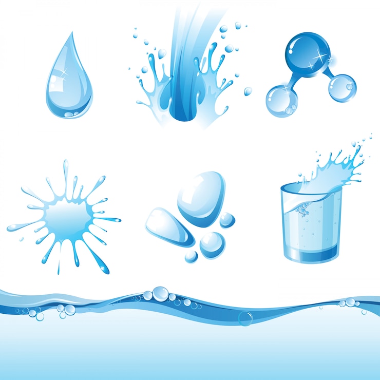 वेक्टर water icons