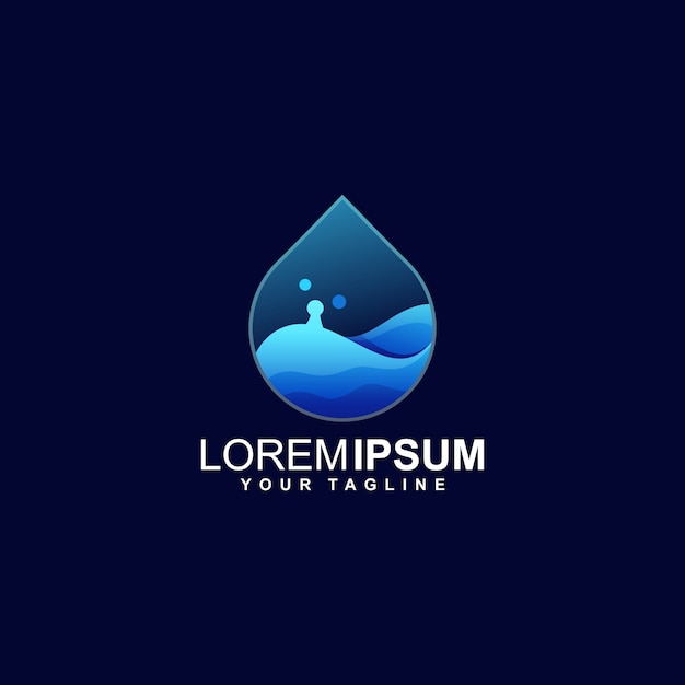 Logo splash water lab