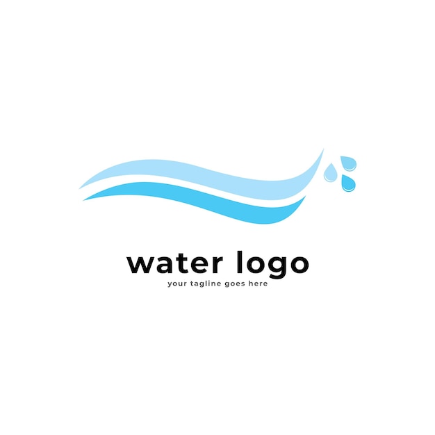 water logo icon vector template.