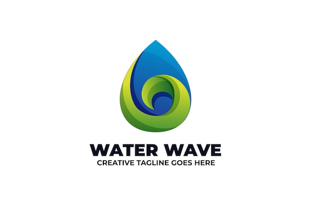 Water Nature Gradient logo