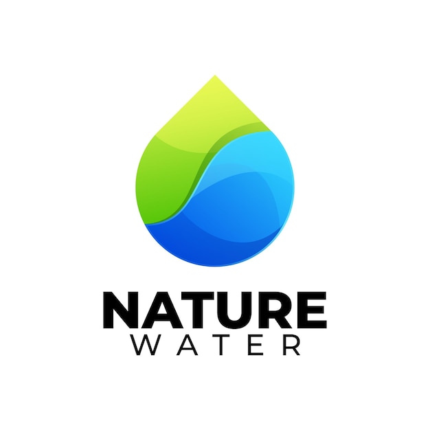 Water and nature logo