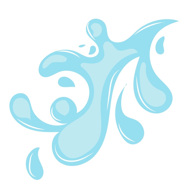 Water or oil drop splash icon 180323