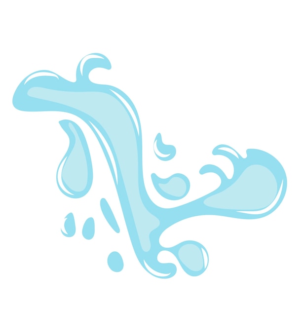 Water or oil drop splash icon