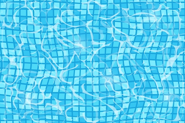 Vector water pool surface