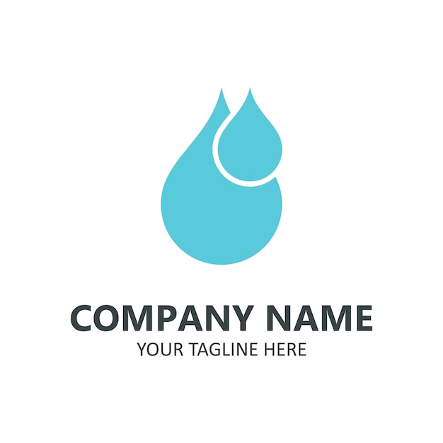 Water pure logotype