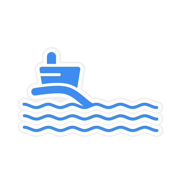 Vector water ride icon vector image can be used for amusement park