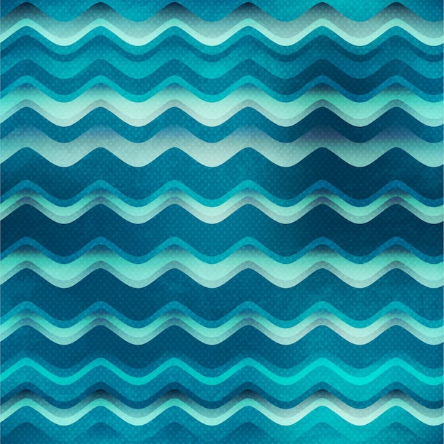 Water seamless pattern with grunge effect