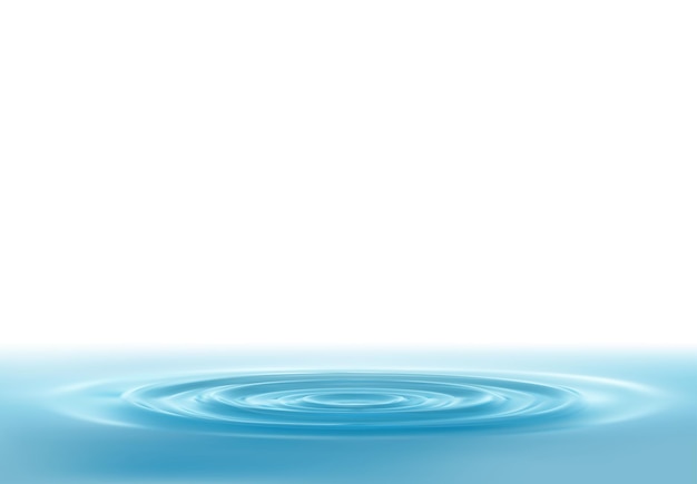 Вектор Всплеск воды и волны реалистичны на светлом фоне. векторная иллюстрация