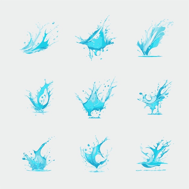 Water splash clipart