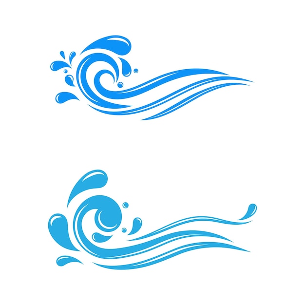 Icona di spruzzi d'acqua illustrazione vettoriale
